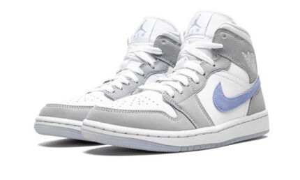 Air Jordan 1 Mid Wolf Grey - vue 2