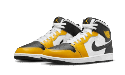Air Jordan 1 Mid Yellow Ochre - vue 2