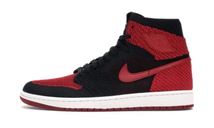Air Jordan 1 Retro High Flyknit Bred authentique
