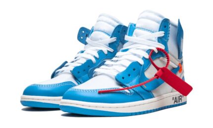 Air Jordan 1 Retro High Off-White University Blue - vue 2