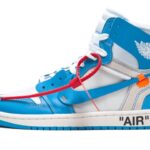 Air Jordan 1 Retro High Off-White University Blue authentique