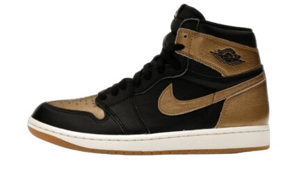 Air Jordan 1 Retro High OG Black Metallic Gold authentique