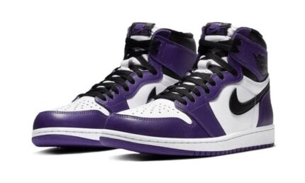 Air Jordan 1 Retro High OG Court Purple White - vue 2