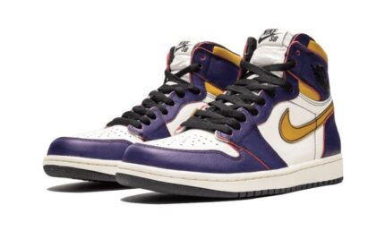Nike SB Air Jordan 1 Retro High OG Defiant Nike SB Lakers - vue 2