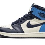 Air Jordan 1 Retro High OG Obsidian UNC 2019 authentique