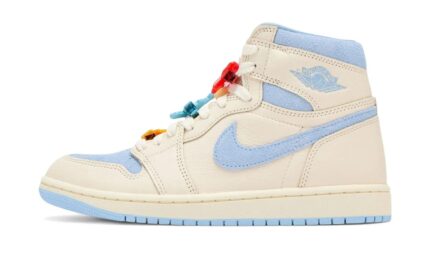 Air Jordan 1 Retro High OG Pale Ivory Psychic Blue authentique