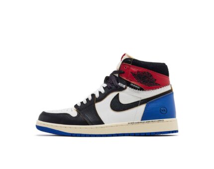 Air Jordan 1 Retro High OG SP Fragment x Union LA Varsity Red Sport Royal authentique