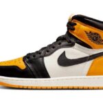 Air Jordan 1 Retro High OG Yellow Toe authentique