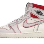 Air Jordan 1 Retro High Phantom Gym Red authentique