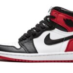 Air Jordan 1 Retro High Satin Black Toe authentique