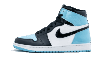 Air Jordan 1 Retro High UNC Patent authentique