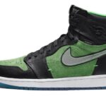 Air Jordan 1 Retro High Zoom Black Green authentique