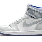 Air Jordan 1 Retro High Zoom White Racer Blue authentique