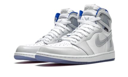 Air Jordan 1 Retro High Zoom White Racer Blue - vue 2