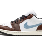 Air Jordan 1 Retro Low Brown Blue Grey authentique