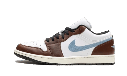 Air Jordan 1 Retro Low Brown Blue Grey authentique