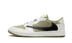 Air Jordan 1 Retro Low Golf Travis Scott Neutral Olive authentique