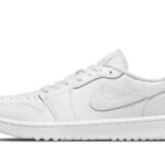 Air Jordan 1 Retro Low Golf Triple White authentique