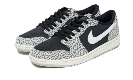 Air Jordan 1 Retro Low OG Black Cement - vue 2