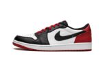 Air Jordan 1 Retro Low OG Black Toe authentique