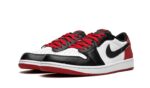 Air Jordan 1 Retro Low OG Black Toe - vue 2