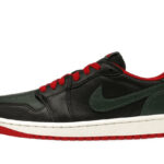 Air Jordan 1 Retro Low OG Gorge Green Varsity Red authentique