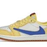 Air Jordan 1 Retro Low OG SP Travis Scott Canary (PS) authentique