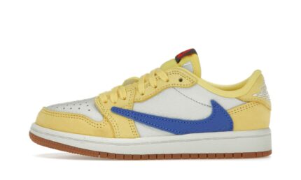 Air Jordan 1 Retro Low OG SP Travis Scott Canary (PS) authentique