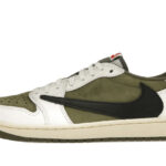 Air Jordan 1 Retro Low OG SP Travis Scott Medium Olive authentique