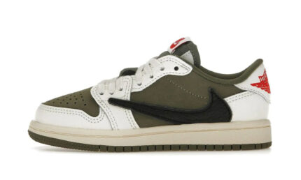 Air Jordan 1 Retro Low OG SP Travis Scott Medium Olive (PS) authentique