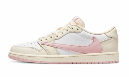 Air Jordan 1 Retro Low OG SP Travis Scott Shy Pink authentique