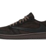 Air Jordan 1 Retro Low OG SP Travis Scott Velvet Brown authentique