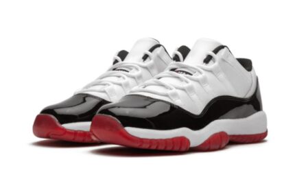 Air Jordan 11 Low White Bred - vue 2