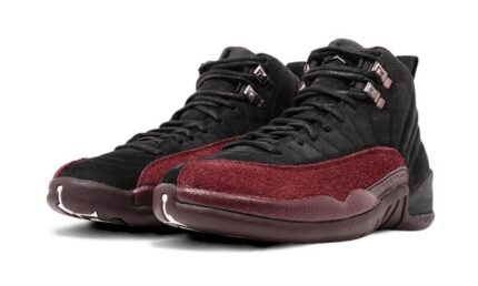 Air Jordan 12 Retro SP A Ma Maniére Black Burgundy Crush - vue 2
