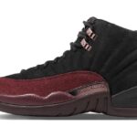 Air Jordan 12 Retro SP A Ma Maniére Black Burgundy Crush authentique