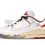 Air Jordan 2 Retro Low SP Off-White White Red authentique