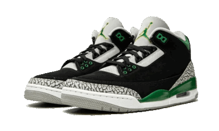 Air Jordan 3 Pine Green - vue 2