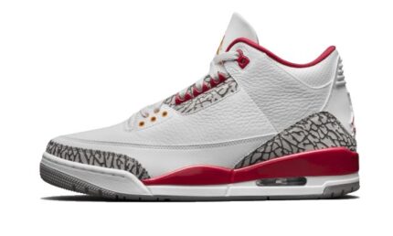 Air Jordan 3 Retro Cardinal Red authentique