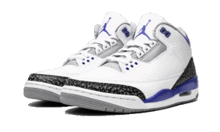 Air Jordan 3 Retro Racer Blue - vue 2