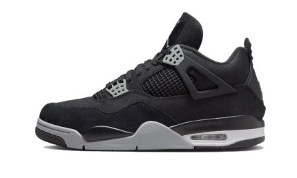 Air Jordan 4 Black Canvas authentique