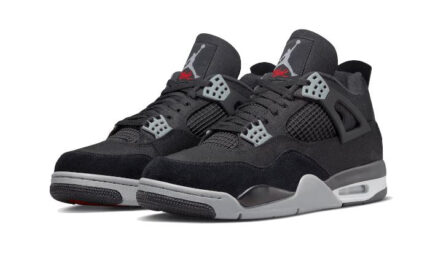 Air Jordan 4 Black Canvas - vue 2