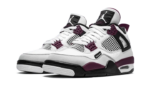 Air Jordan 4 PSG Neutral Grey Bordeaux - vue 2