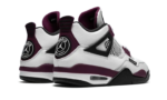Air Jordan 4 PSG Neutral Grey Bordeaux - vue 3