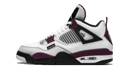 Air Jordan 4 PSG Neutral Grey Bordeaux authentique