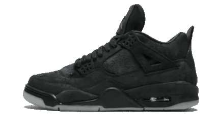 Air Jordan 4 Retro Kaws Black authentique