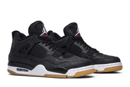 Air Jordan 4 Retro Laser Black Gum - vue 2