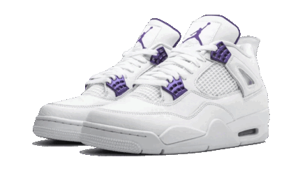 Air Jordan 4 Retro Metallic Purple - vue 2