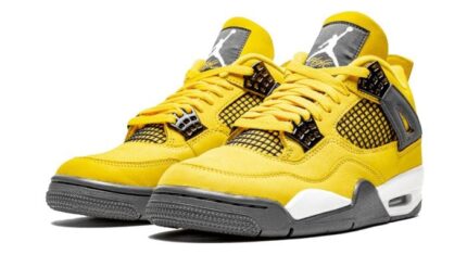 Air Jordan 4 Retro Tour Yellow (Lightning) - vue 2