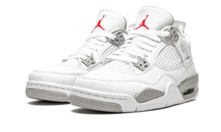 Air Jordan 4 Tech White (White Oreo) - vue 2
