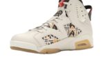 Air Jordan 6 Retro Quai 54 Sail Brown (2020) - vue 2